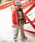 B NEWJACK トランクスレイヤードカットソーパンツ  10分丈
