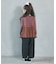 WEB限定  ゆったりタックデニムパンツ