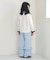 ダブルフリルスウェットパンツ  10分丈