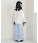 ダブルフリルスウェットパンツ  10分丈