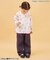 【アニメちいかわ】ワッフルヘンリーネックTシャツ(セットアップ可)