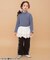 サイドフリルワッフルパンツ  10分丈