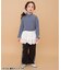 サイドフリルワッフルパンツ  10分丈