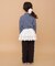 サイドフリルワッフルパンツ  10分丈