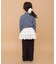 サイドフリルワッフルパンツ  10分丈