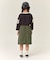 WEB限定  KUDOZ.B シャカシャカナイロンスカート  6分丈