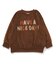 WEB限定  ベロア刺繍トレーナー