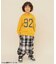チェックカーゴパンツ  10分丈