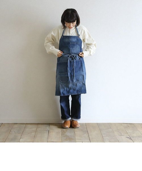 デニムエプロン ユーズド加工｜クラッシュゲートの通販｜&mall（アンド