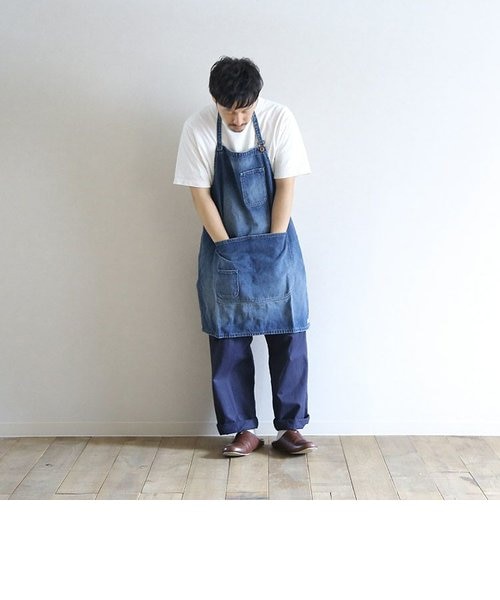 POPMART【ポップマート】デニムエプロン&バッグ POPMART【ポップマート】デニムエプロン&バッグ