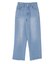 カットオフワイドデニムパンツ