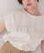 フレンチスリーブフリルブラウス