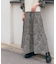 前後2way花柄ティアードワンピース