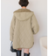 フーデットキルティングショートコート
