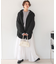 フーデットキルティングショートコート