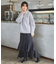 ハイネックふわっとタッチニット