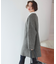 ビッグシルエットミニ丈ニットワンピース