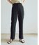 裾スリットピンタックセミフレアパンツ