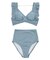 ショルダーフリルバックリボンビキニ/水着