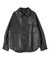エコレザーオーバーサイズシャツジャケット