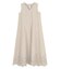 裾刺繍デザインノースリーブワンピース