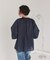 リボン付きAラインギャザーブラウス