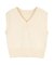 コンパクトVネックニットトップス
