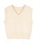 コンパクトVネックニットトップス