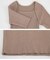 スクエアネック半袖リブニットトップス