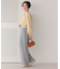 インタックセンタープレスワイドパンツ