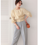 インタックセンタープレスワイドパンツ