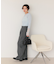 インタックセンタープレスワイドパンツ