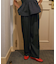 インタックセンタープレスワイドパンツ