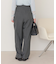 インタックセンタープレスワイドパンツ