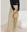 インタックセンタープレスワイドパンツ