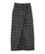 フリンジチェックセンタースリットスカート