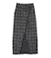 フリンジチェックセンタースリットスカート