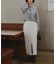 ラメフェザースカート
