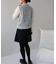 袖シャーリングシアートップス