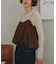 袖シャーリングシアートップス