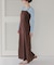 袖シャーリングシアートップス