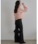 センタープレスフレアパンツ