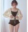 ボレロ付フリルデザインワンピース/セット水着
