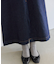 デニム切り替えストレートスカート