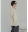 ノーカラーデニムジャケット
