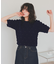 ドットデザインぽこぽこニットトップス