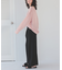 ダブルウエストデザインパンツ