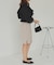 ストレートシルエットハーフパンツ