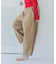 カーヴィーシルエットゴムパンツ