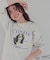 ドッグ刺繍ビッグロングTシャツ